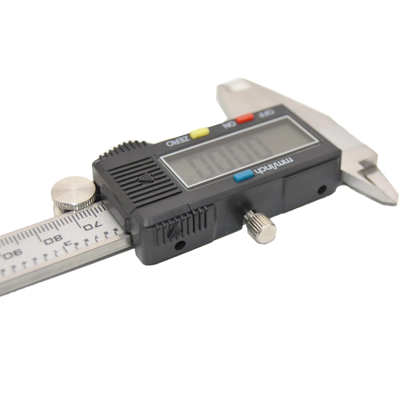 150mm digital electronic vernier caliper micrometer 6-inch Widescreen LCD display Stainless steel metal caliper measuring tool