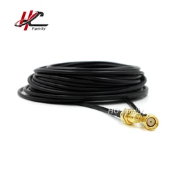 RP SMA Male To RP SMA SMA Female RG174 Coaxial Cable Extension Cable Copper Feeder Wire For WIFI 3G 4G Antenna