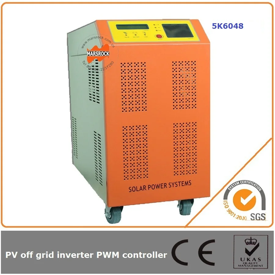 5000W 48V 60A off grid solar inverter controller power frequency transformer pure sine output capacity of different loads