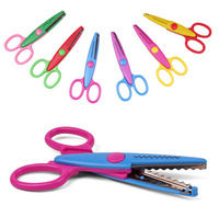 Laciness Zig Zag student kid paper pinking scissor Scrapbook photo album DIY cut handicraft handmade shear creative diary craft