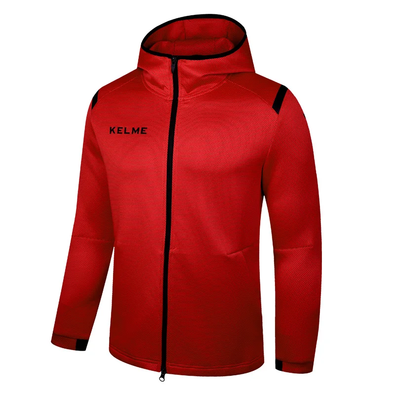 KELME Men Sports Jacket Women Tide Leisure Fashion Running Jacket Training Outerwear 3881336