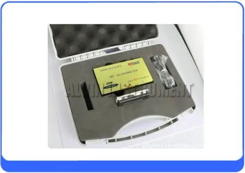 شحن مجاني ذكي لمعان متر USB واجهة البيانات البرمجيات المدى: 0 ~ 99.9GS 100 ~ 1000GS 60 درجة ISO2813 ASTMD523 DIN67530