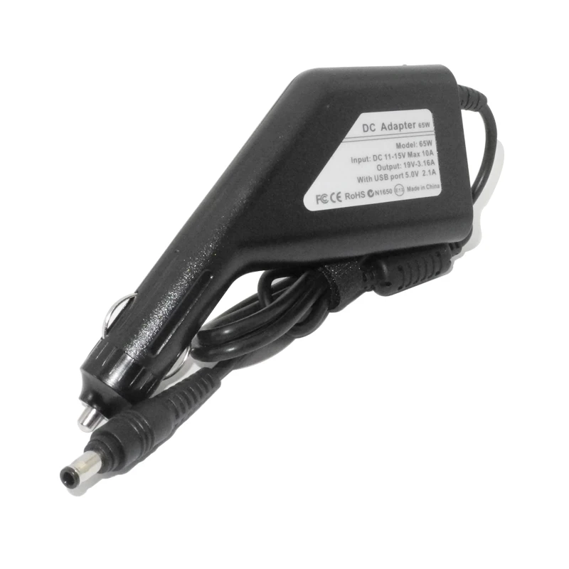 19v 3.16a 60w portátil dc carregador de carro adaptador de energia para samsung rv520 rv515 r520 r52 r523 r530 r538 r580 5v 2.1a carregador usb