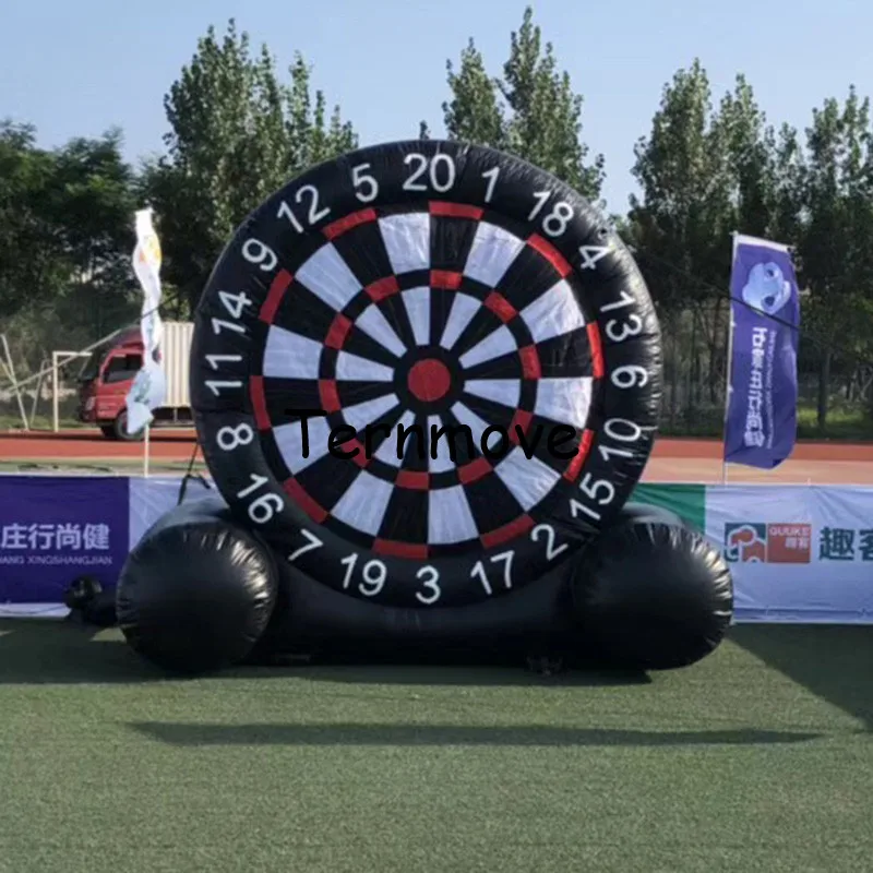 Inflatable Soccer Dart Game Inflatable Golf Foot goal Board For Outdoor Activity Inflatable Football Soccer Dart Board bouncer