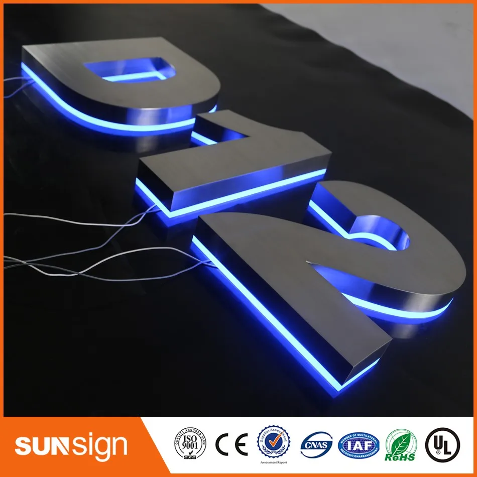 H 30cm sinal de led personalizado atacado salão de beleza sinais de led