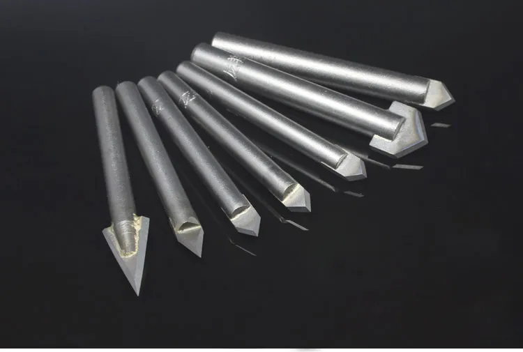 B series 7pcs/lot Alloy Router Bits CNC engraving cutter Stone carving tools