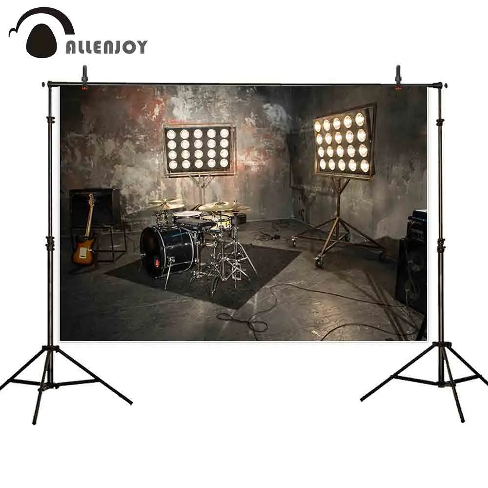 Allenjoy band background for photo studio rock musical guitar studio fashion backdrop photocall photobooth photo shoot