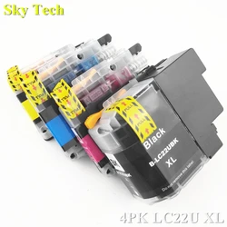 Compatible Ink Cartridge For LC22U LC22UXL LC-22u For Brother DCP-J785DW  MFC-J985DW Printer . XL volume