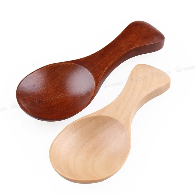 

500Pcs Child Milk Powder Wooden Spoon Ice Cream Milkshake Spoon Mini Sugar Spoon Salt Wood Spoons Cooking Tools Kitchen Gadgets