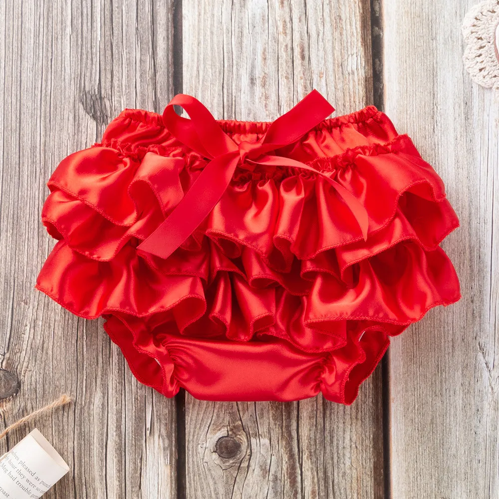 ARLONEET Baby  Bowknot Ruffle Bloomers shorts Cute Baby Diaper Cover Newborn Shorts Summer Ruffle Pants PP Nappy shorts J0620