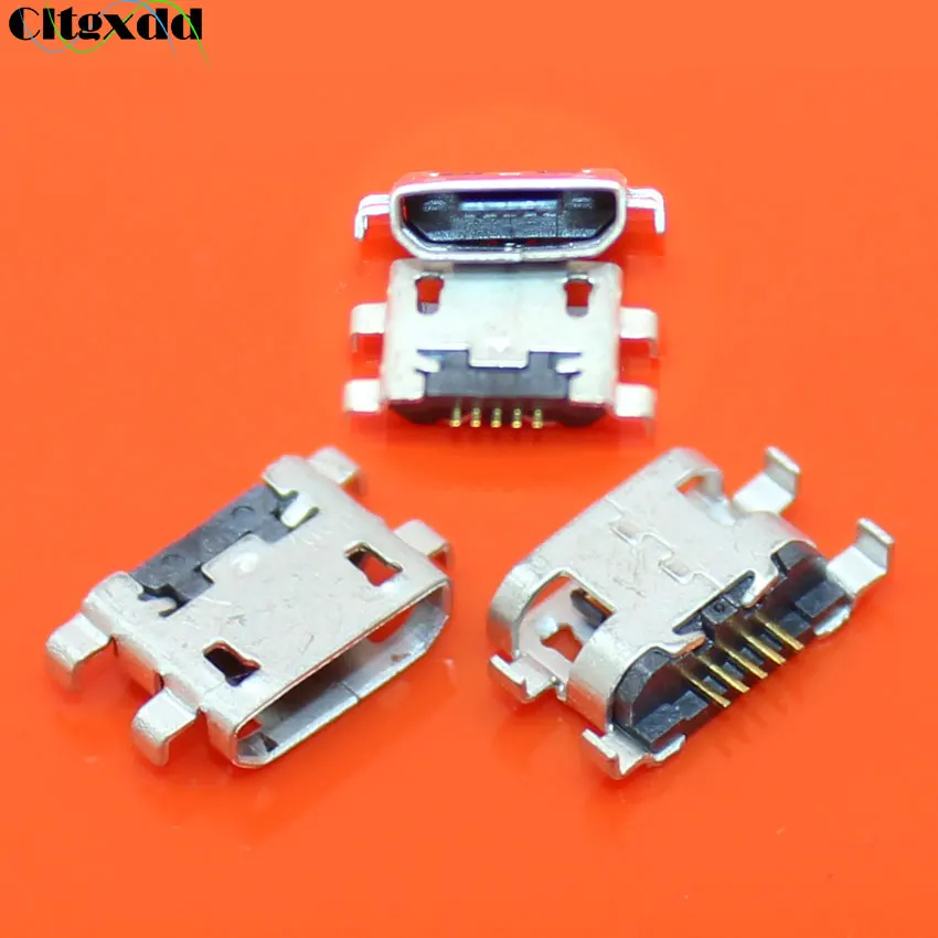 

cltgxdd 2~10pcs Micro USB connector 5pin female USB jack socket charging port for Xiaomi Redmi Note3 ASUS ZC451CG Z007 Zenfone C