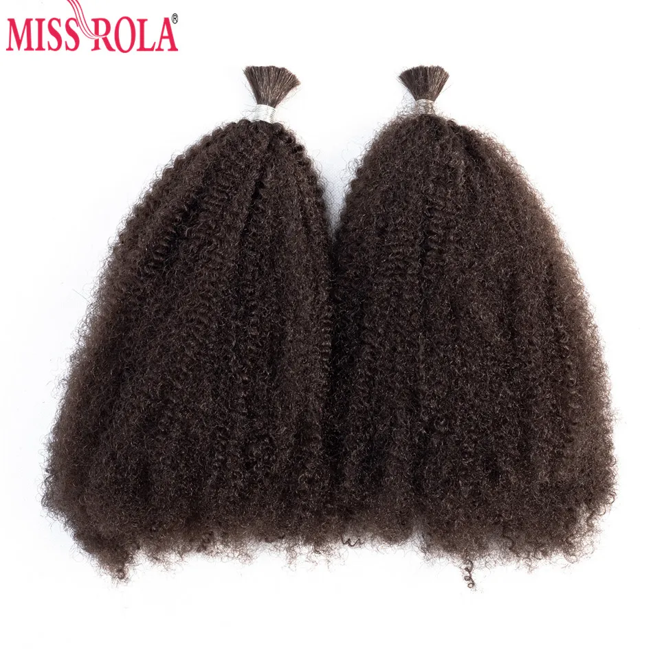 Fräulein Rola Synthetische Afro Verworrene Lockige Haar Extensions 2 teile/los Reine Farbe Häkeln Braid Haar Groß 85g 12 zoll – Detail 1