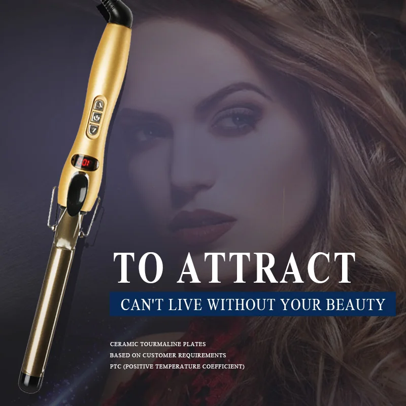 Rizador Pelo Professional Ceramic Curling Iron Digital Hair Curlers Styler Heating Styling Tools Eu Plug Aofeilei Wand Irons