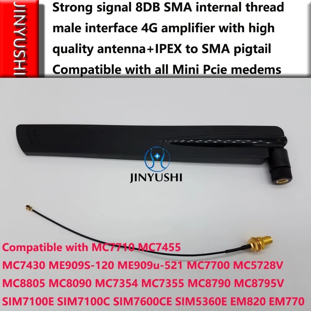 

IPEX To SMA pigtail + 4G 8dB antenna For SIMCOM SIM7100A SIM7100C SIM7100E SIM7600CE SIM5360E SIM5360A SIM7100CE