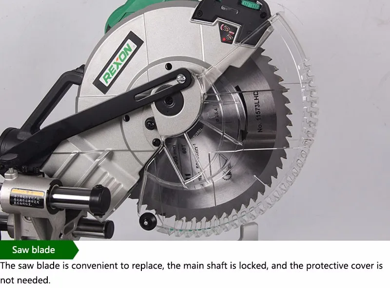 Aluminum/ Wood Cutting Machine Dual Sliding Compound Mitre Saw 305mm Miter Saw 1800W 220V Circular Saw Cutting Machine SM3057R