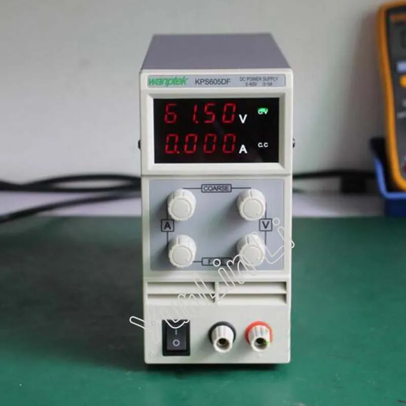 110V-230V 0.1V/0.001A LED Digital Adjustable Switch Voltage Regulators 0-60V/0-5A DC Power Supply KPS605DF