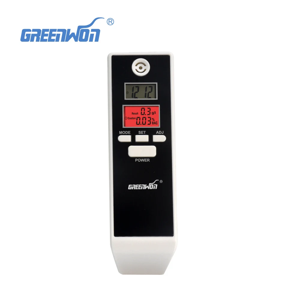 

High quality & precision drive safety digital alcohol tester/breathalyzer with LCD dual display pft/661