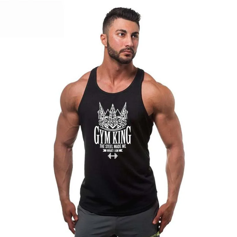 2018 Fashion Men Brand clothing Bodybuilding Gyms sleeveless Tank Top men Fitness Vest Singlet sportswear workout tanktop