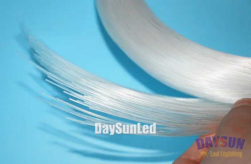 Free Shipping Led Fibers PMMA Plastic Optical Fiber for All Kind of Led Light Engine 400pcs/600pcs * Dia 0.75mm * Each Piece 2m