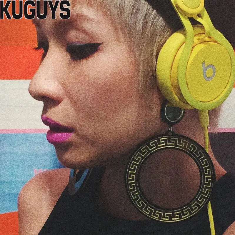 KUGUYS Round Hoop Large Earrings for Women Vintage Pattern Gold Silver Color Hyperbole Big Circle Acrylic Jewelry