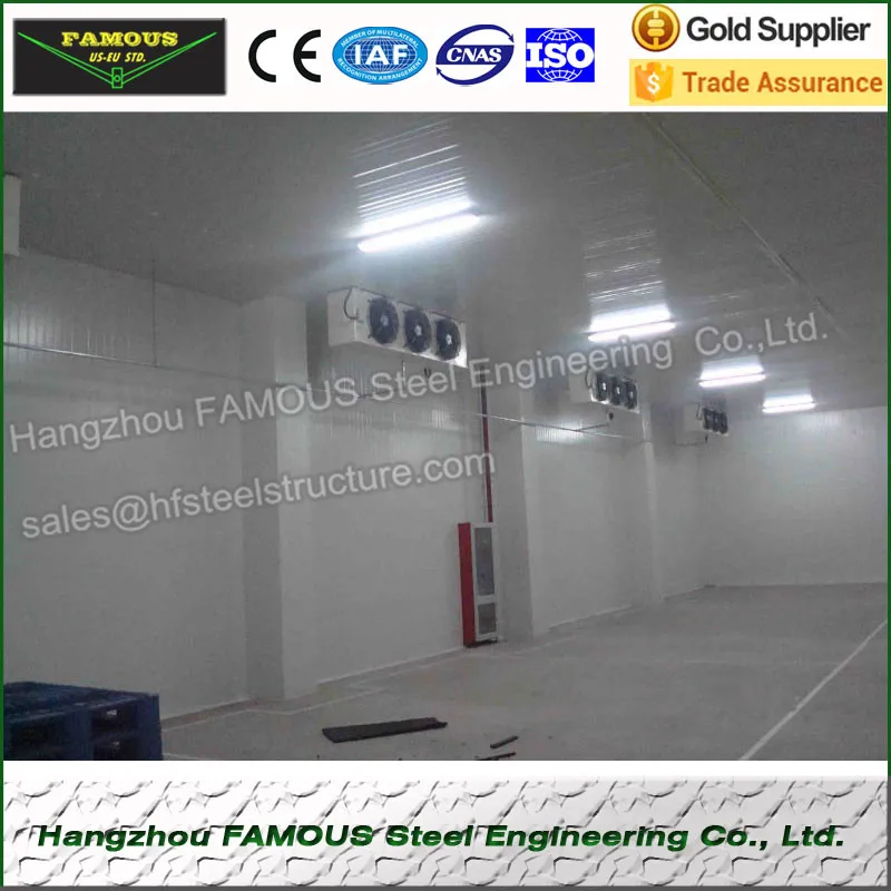 China Supply Blast Freezer Cold Room And Refrigeration Freezing Room Made of Polyurethane PU Cold Room Panel