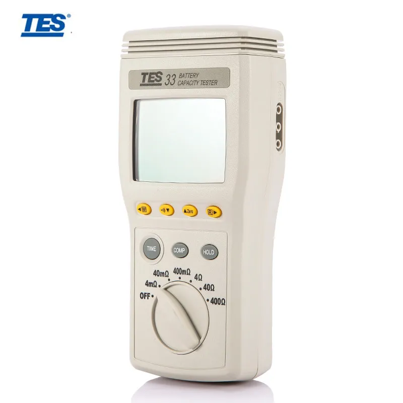 TES-33 Battery Capacity Tester DCA/DCV Resistance Temperature