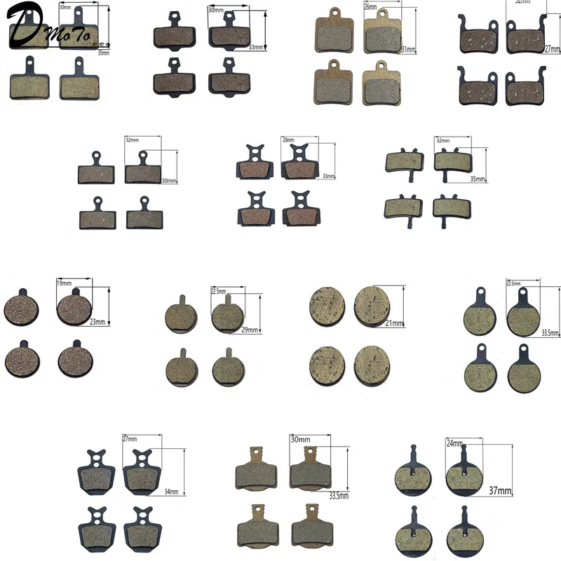 

Велосипедные дисковые Тормозные колодки для горного велосипеда, полуметаллические тормозные колодки для SHIMANO SRAM AVID HAYES TEKTRO Magura Formula, 4 шт.
