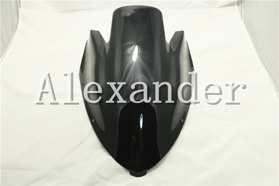 HotSale For Kawasaki NINJA 650 ER6F EX650R 2006 2007 2008 black Windshield WindScreen Double Bubble ER-6F EX 650R ER 06 07 08