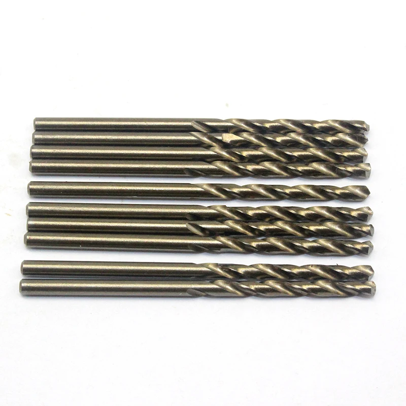10 cái M35 2.6 mét thép không gỉ đặc biệt kim loại khoan lổ bit khoan Xoắn chuôi thẳng tốc độ cao thép chứa coban
