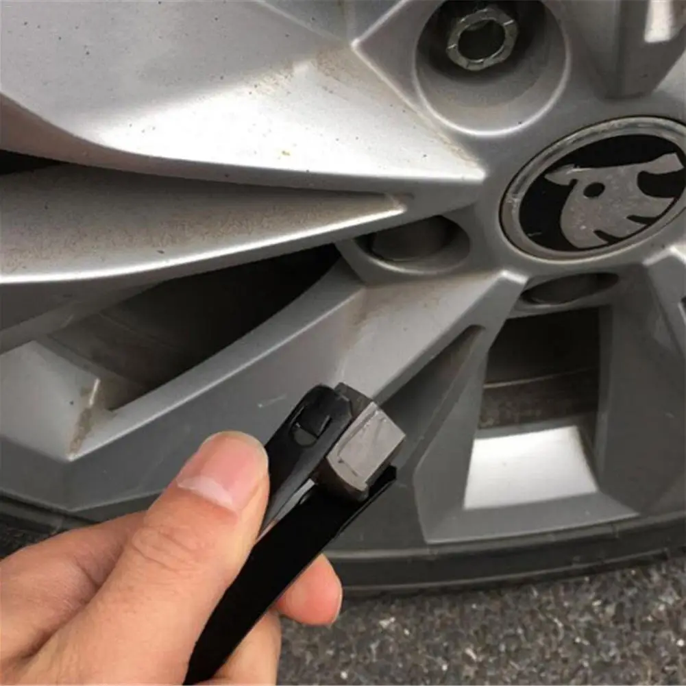 Car  Wheel Hub Screw Cover Bolt Caps Tire Anti-theft Screw Cap Removal Hook Wheel Nut Cover Cap Removal Tool