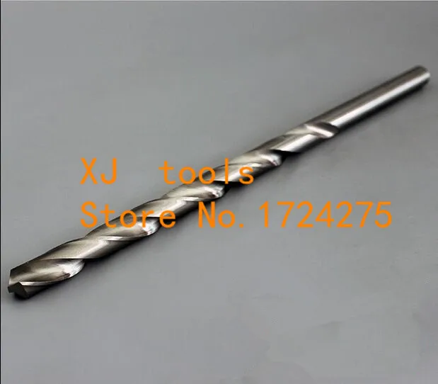 Free shipping 10 pcs lengthened straight shank drill Hemp flowers 5.6mm-7.9mm,straight shank drill bit, HSS Twist Drill