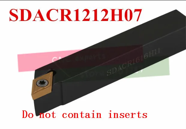 

SDACR1212H07 12*12mm Metal Lathe Cutting Tools Lathe CNC Machine Turning Tools External Turning Tool Holder S-Type SDACR