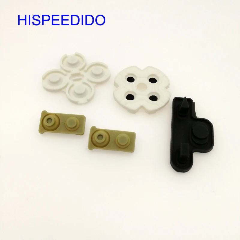 HISPEEDIDO 2 مجموعات/وحدة وسادات مطاطية موصلة لسوني بلاي ستيشن 3 لوحدات تحكم PS3 أزرار D وسادة إصلاح أجزاء الملحقات