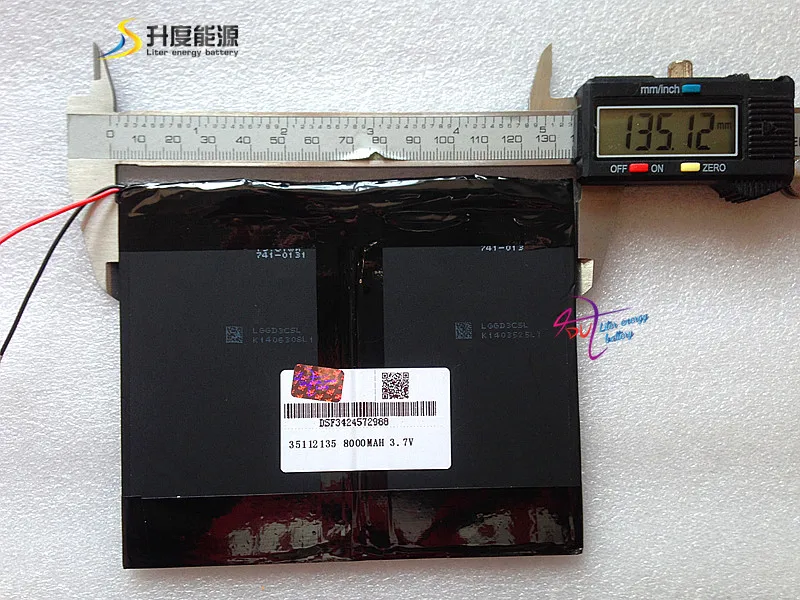 3.7 V ، 8000 mAh ، بوليمر ليثيوم أيون/بطارية ليثيوم أيون للكمبيوتر لوحي ، MID ، PDA ، DIY ل صانعي N10 Ampe A10 رباعية النواة ، HKC T90 ثنائي النواة