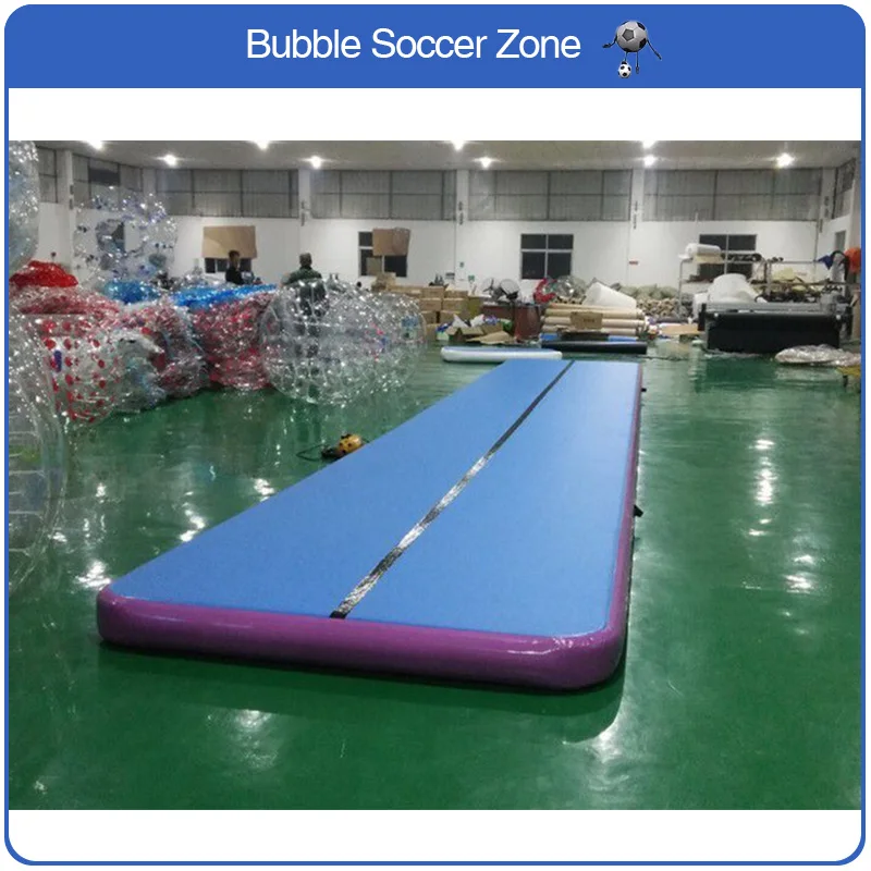 Free Shipping 12*2*0.2m 0.9mm PVC Inflatable Air Mat Gym Mats Inflatable Air Track Gymnastics Professional Air Track Free a Pump