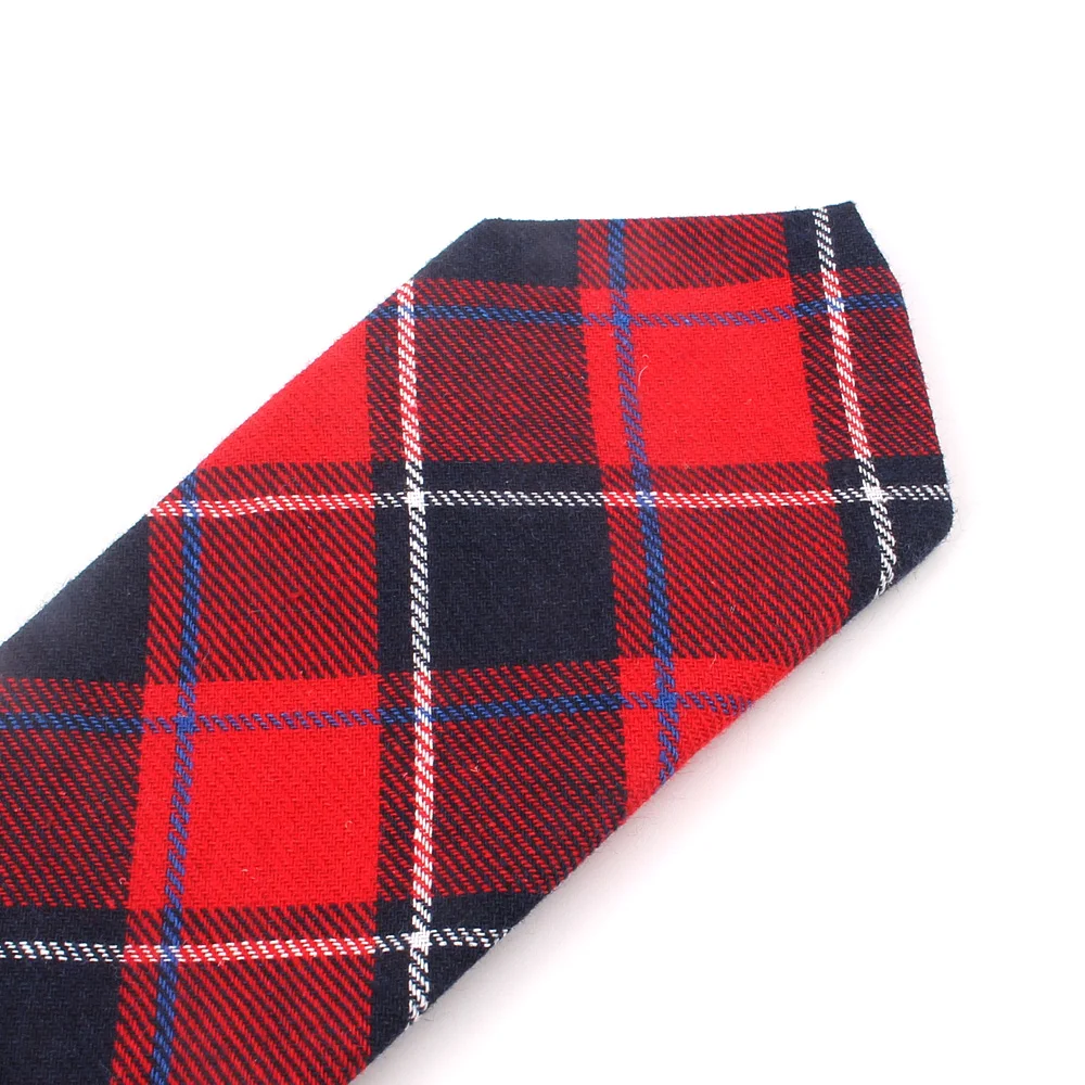 Fashion Women Neck Tie for Christmas Cotton Boys Girls Ties Slim Plaid Necktie For Gifts Casual Novelty Tie Rubber Neckties