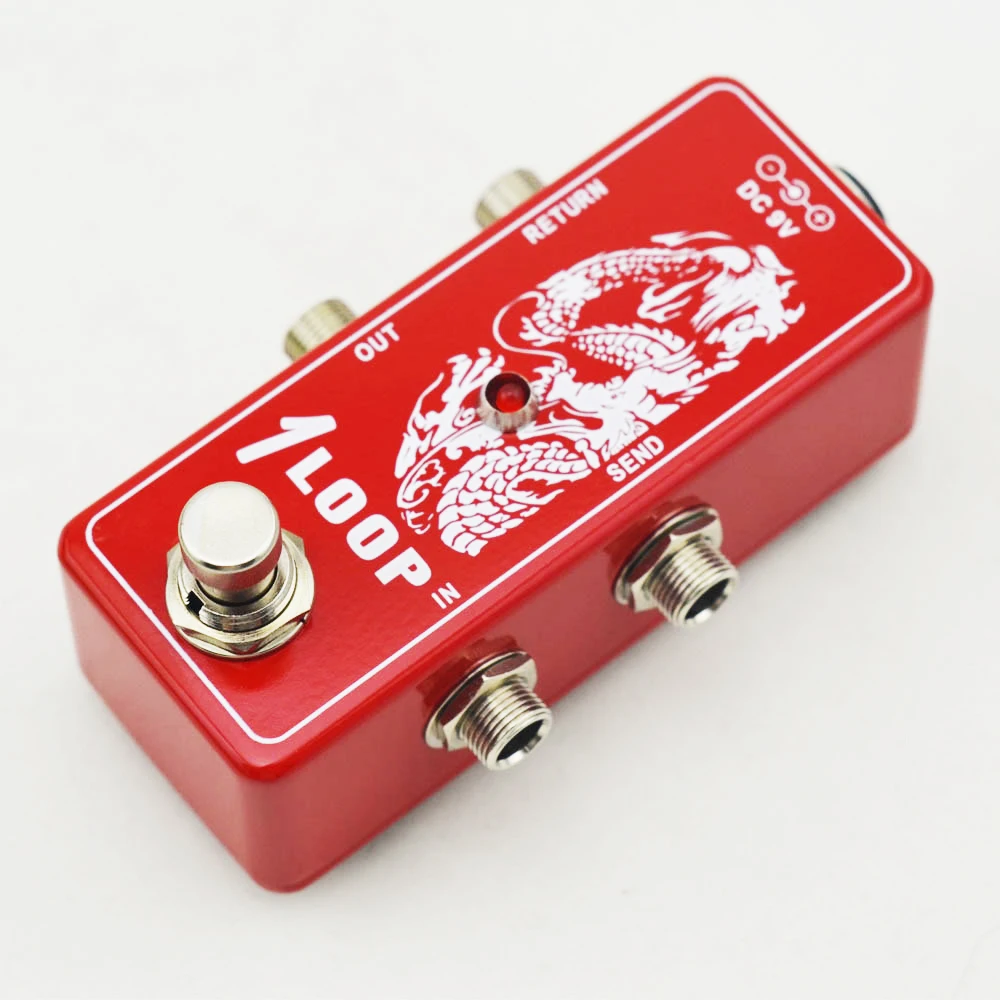 True-Bypass Looper Effect Pedal Guitar Effect Pedal Looper Switcher  true bypass guitar pedal Mini Red Loop switch