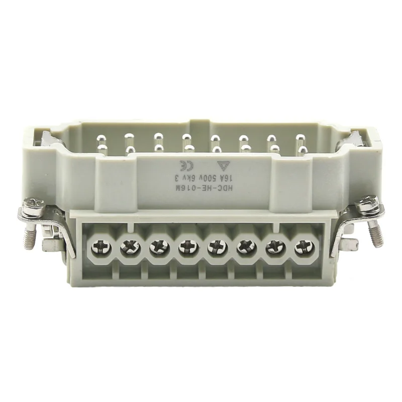 Heavy-duty connector hdc-he-4/6/10/16/24 male connector and female connector 16A500v aviation plug core