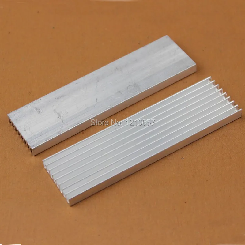 2pieces lot 100x28x6mm Aluminum Heat Sink For Computer Electronic