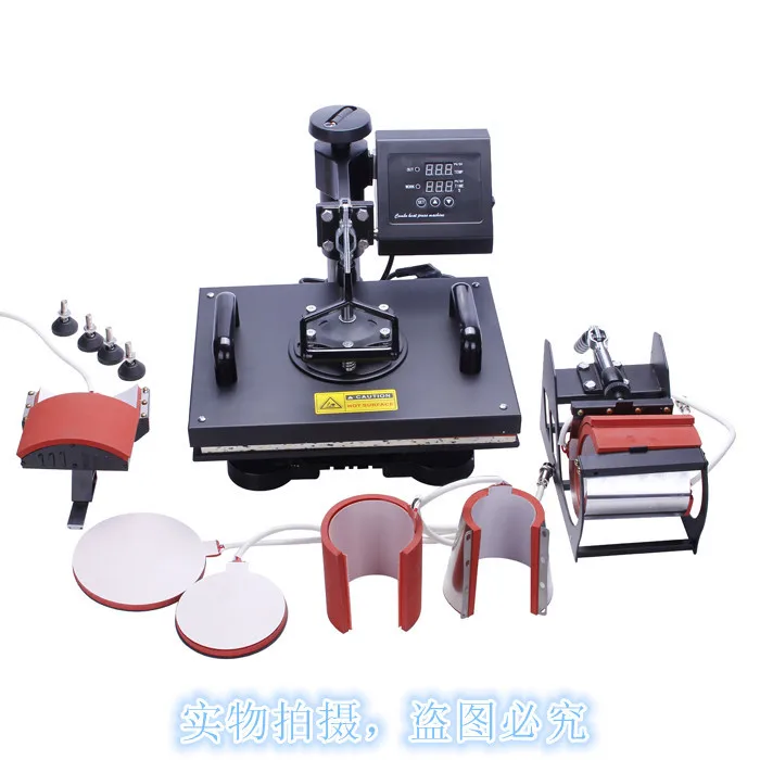 고급 새로운 디자인 콤보 열 전달 기계, 승화 열 프레스 기계, 플레이트, 머그잔, 캡, 티셔츠, 전화 케이스용, 8 in 1, 1PC