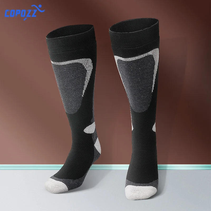 COPOZZ Brand Ski Socks Winter Snowboard Sport Socks Men & Women Thick Warm Cycling Socks Moisture Absorption High Elastic Socks