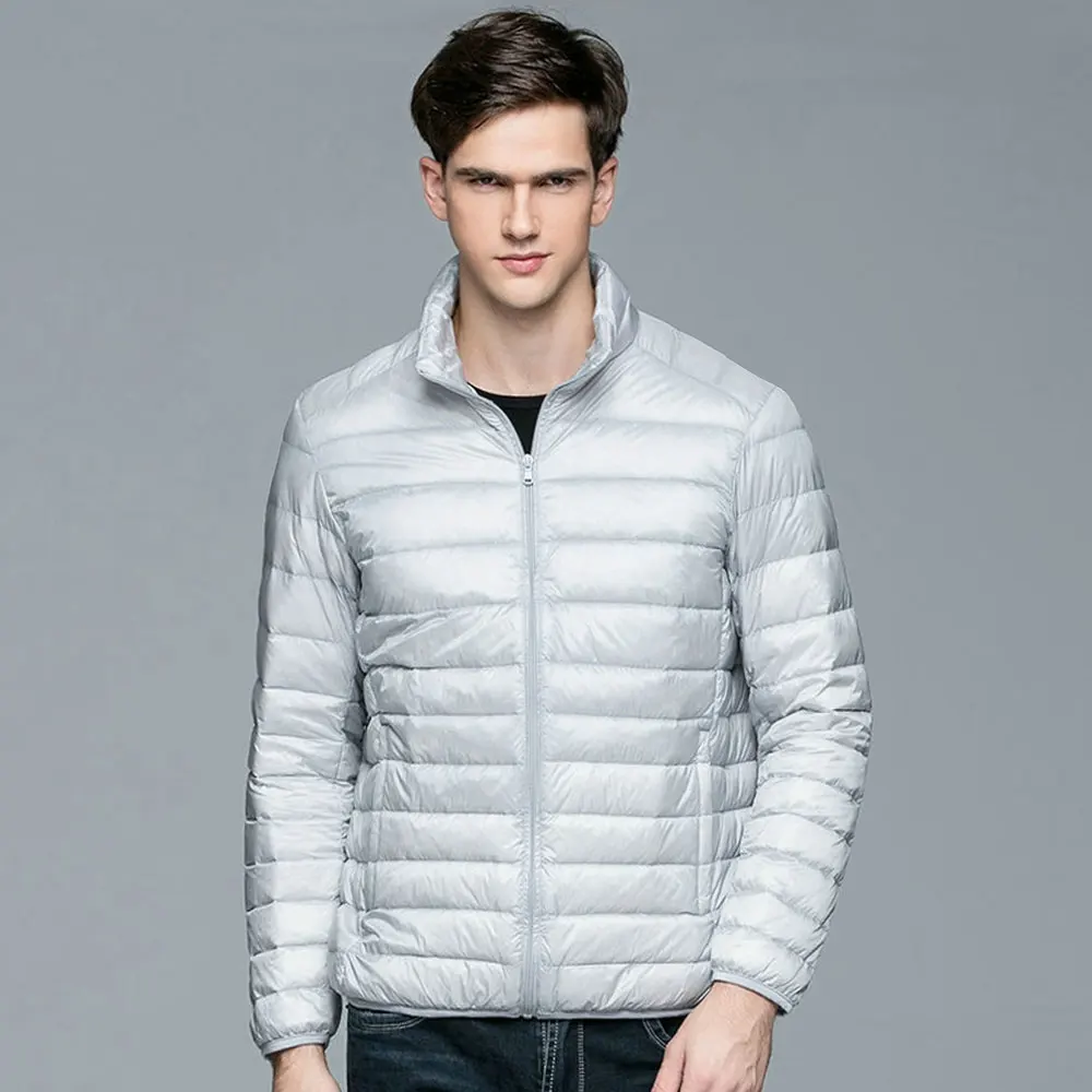 2022 New Casual Brand White Duck Down Jacket Men Autumn Winter Warm Coat Men's Ultralight Duck Down Jacket Male Windproof Parka