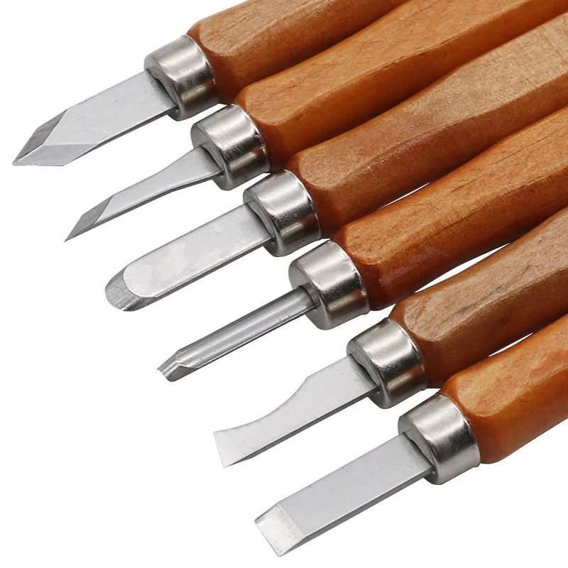 5/12pcs Wood Carving Knife Carving Knife Kit Tools DIY Tools Chisels Knife For Beginner  High Quality Alloy Steel