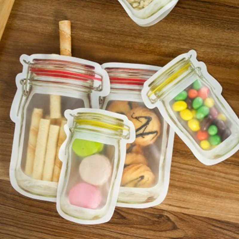 Dessert Silica Bag Chained Sealed Container Flexiable Transparent Tub Food Grade Silica Box Recycle Standing Save-Space Pocket