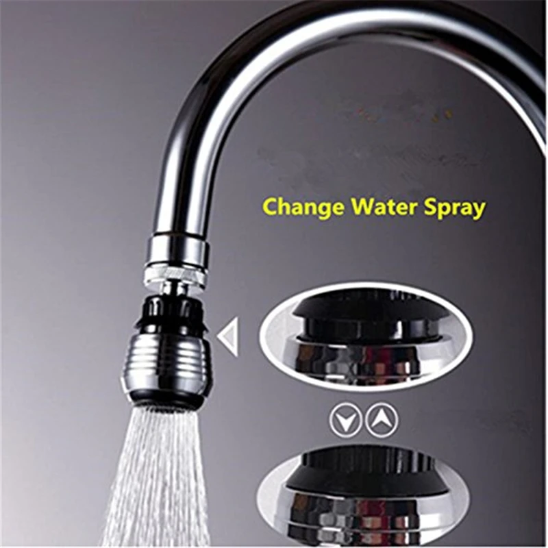 360 องศาหมุนหัวฉีด Torneira ห้องครัวก๊อกน้ําประหยัดน้ําเครื่องเติมอากาศ Bubble หมุนหัว Saving TAP สเปรย์อะแดปเตอร์สําหรับห้องน้ํา