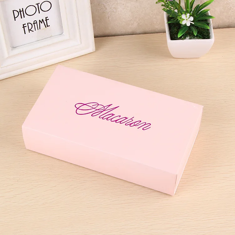 

Good sell Macaron Box Holds 12 Cavity 20*11*5cm Gifts Paper Party Boxes For Bakery Cupcake Snack Candy Biscuit Muffin Box