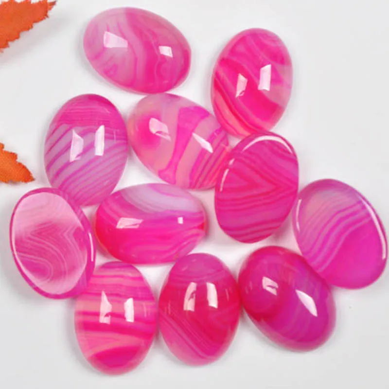 18x13MM Red Veins Agate Oval CAB Cabochon Jewelry For Woman Gift Bead (10 pcs/lot) H016