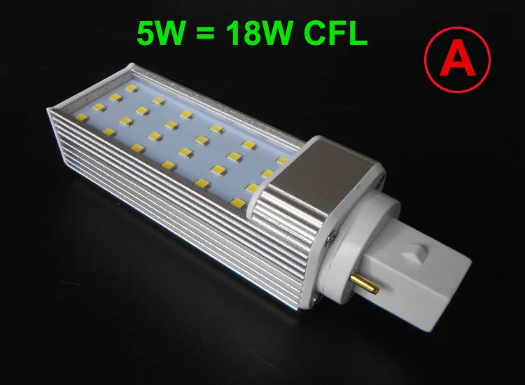 g24 led g24d-1 g24d-3 g24d-3 AC85-265V led pl bulb Lamp real power 5W 7W 9W 10W 11W 12W 13W 14W SMD5730 5050 2835 downlight bulb