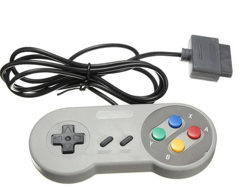 Free Shipping two pieces Wired Game Controller Gamepad For Nintendo for sfc for snes game console controller