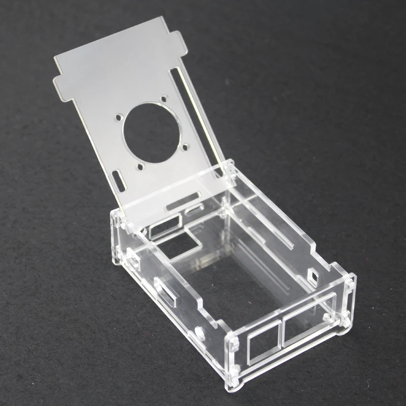 Orange Pi PC Acrylic Case Clear Box Transparent Cover Plastic Shell Protective Enclosure compatible for Orange Pi PC Plus